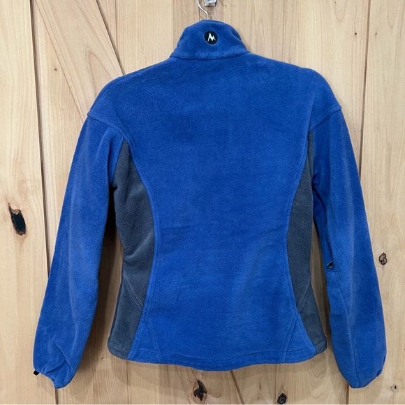 Marmot Full Zip Up Fleece Jacket Size XS Blue - Picture 5 of 15